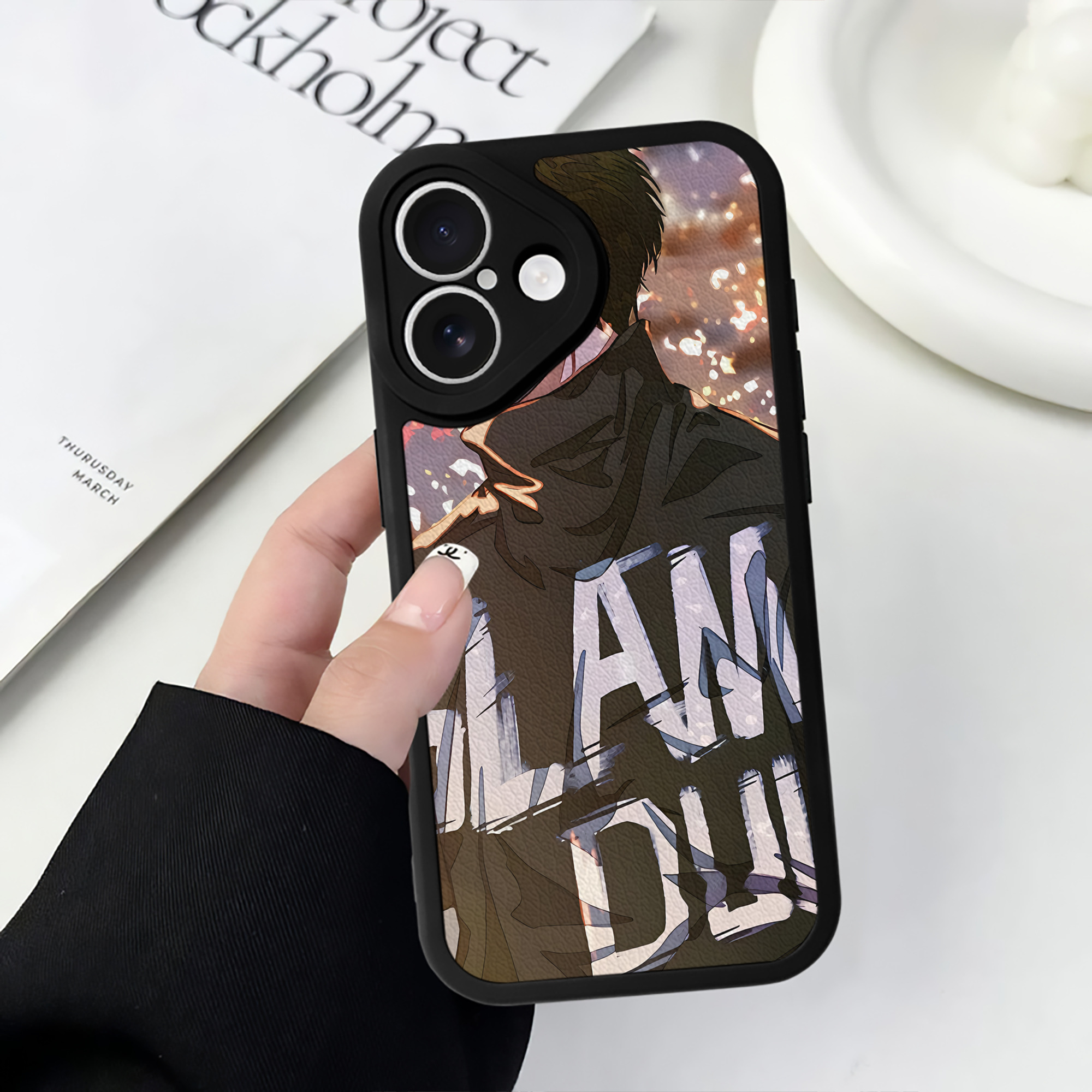 （画像用） SLAM DUNK／スラムダンク 【iPhone 16シリーズ対応】シリコンスマホケース（レザー調） 材質：シリコン
